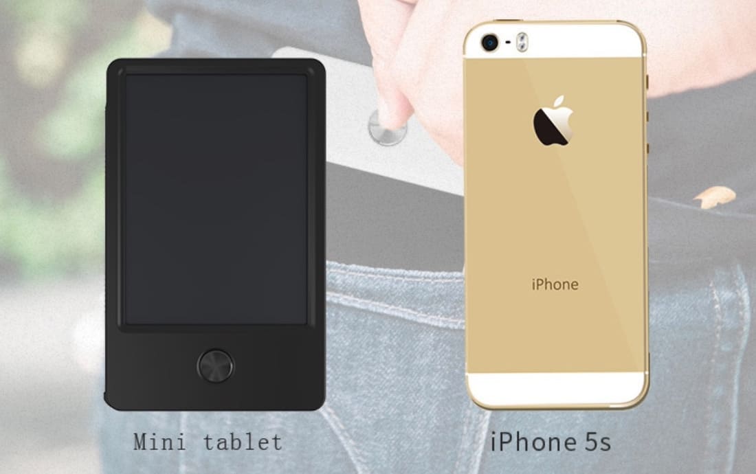Миниатюрные размеры, как у вашего мобильного телефона — карманный столик с ЖК-дисплеем