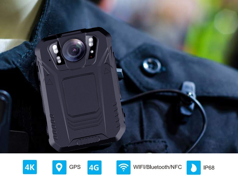 Полицейская нательная камера 5G Wi-Fi BodyCam