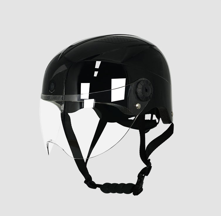 велосипедный шлем с задней и передней камерой