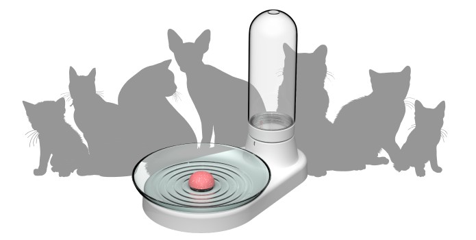 резервуар для воды для кошек - лоток автоматический