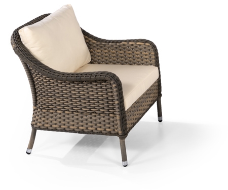 диван-кресло из ротанга для террасы или сада