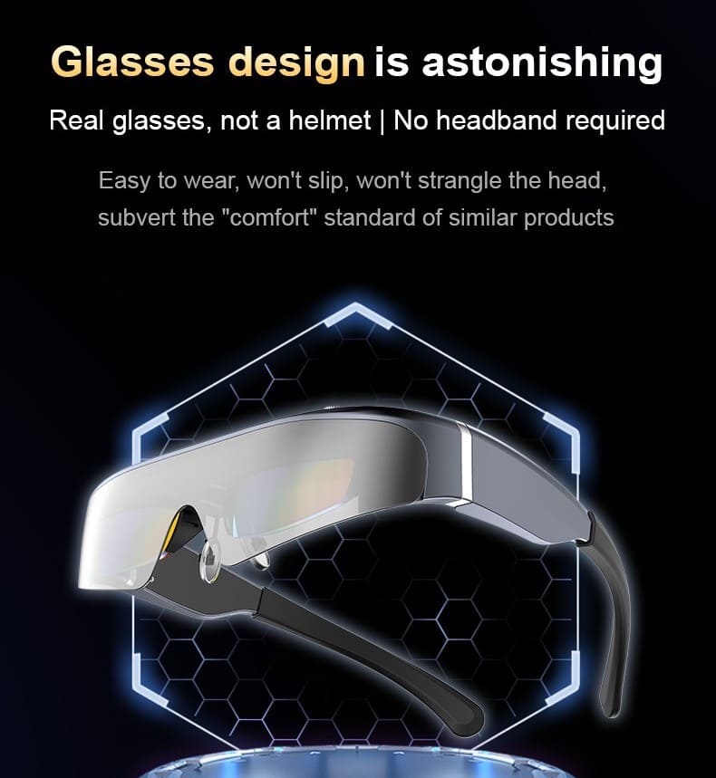 Умные очки виртуальной реальности с дистанционным управлением.